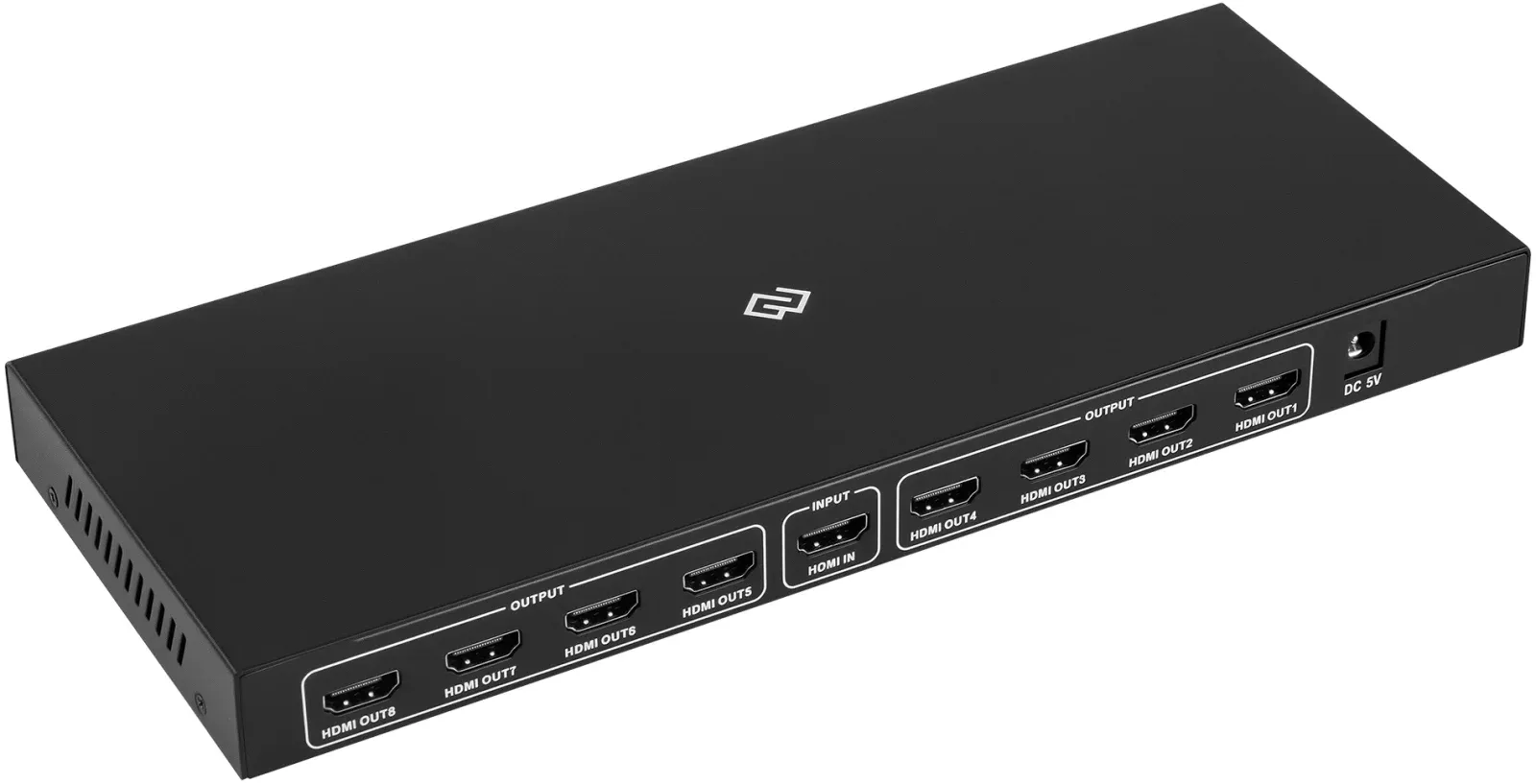 Сплиттер аудио-видео Digma DHSP-v1.4x8 HDMI f/8xHDMI f черный - фото 7
