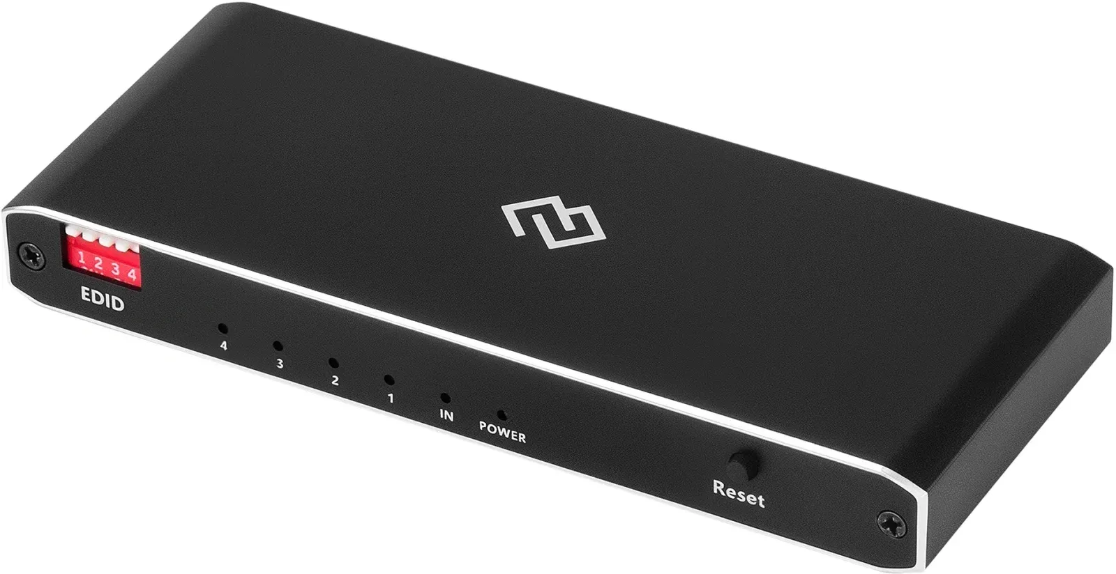 Сплиттер аудио-видео Digma DHSP-v2x4 HDMI f/4xHDMI f черный - фото 2