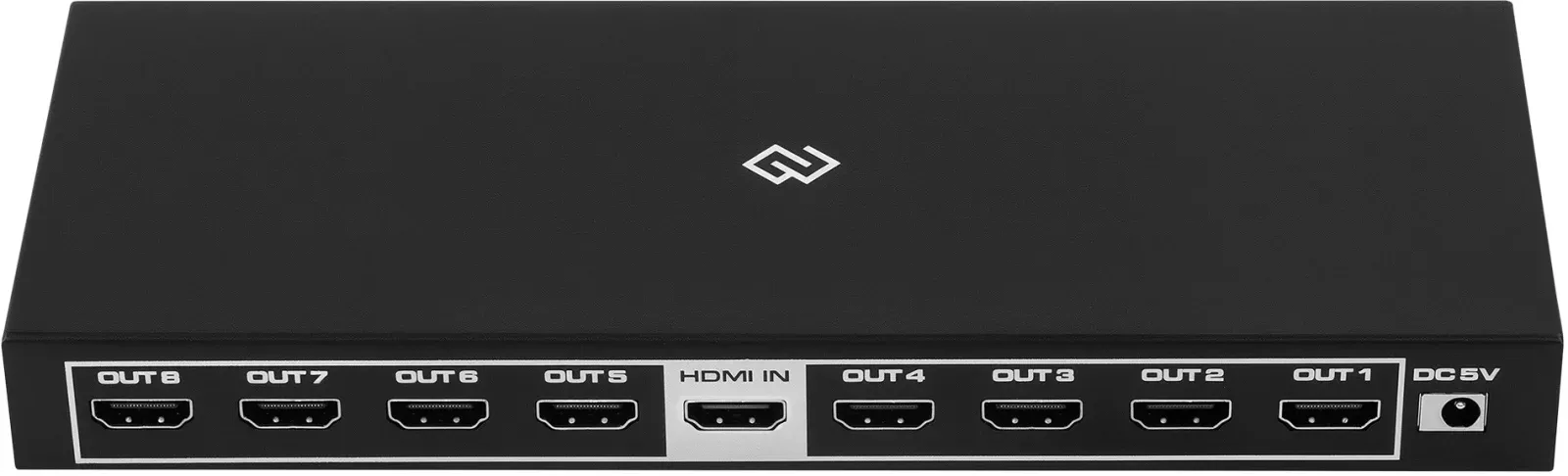 Сплиттер аудио-видео Digma DHSP-v2x8 HDMI f/8xHDMI f черный - фото 3