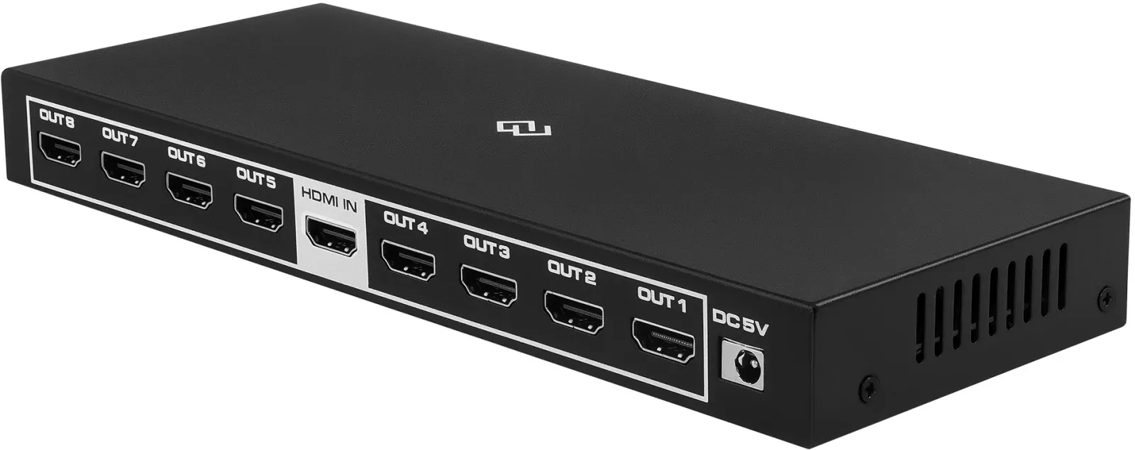 Сплиттер аудио-видео Digma DHSP-v2x8 HDMI f/8xHDMI f черный - фото 6