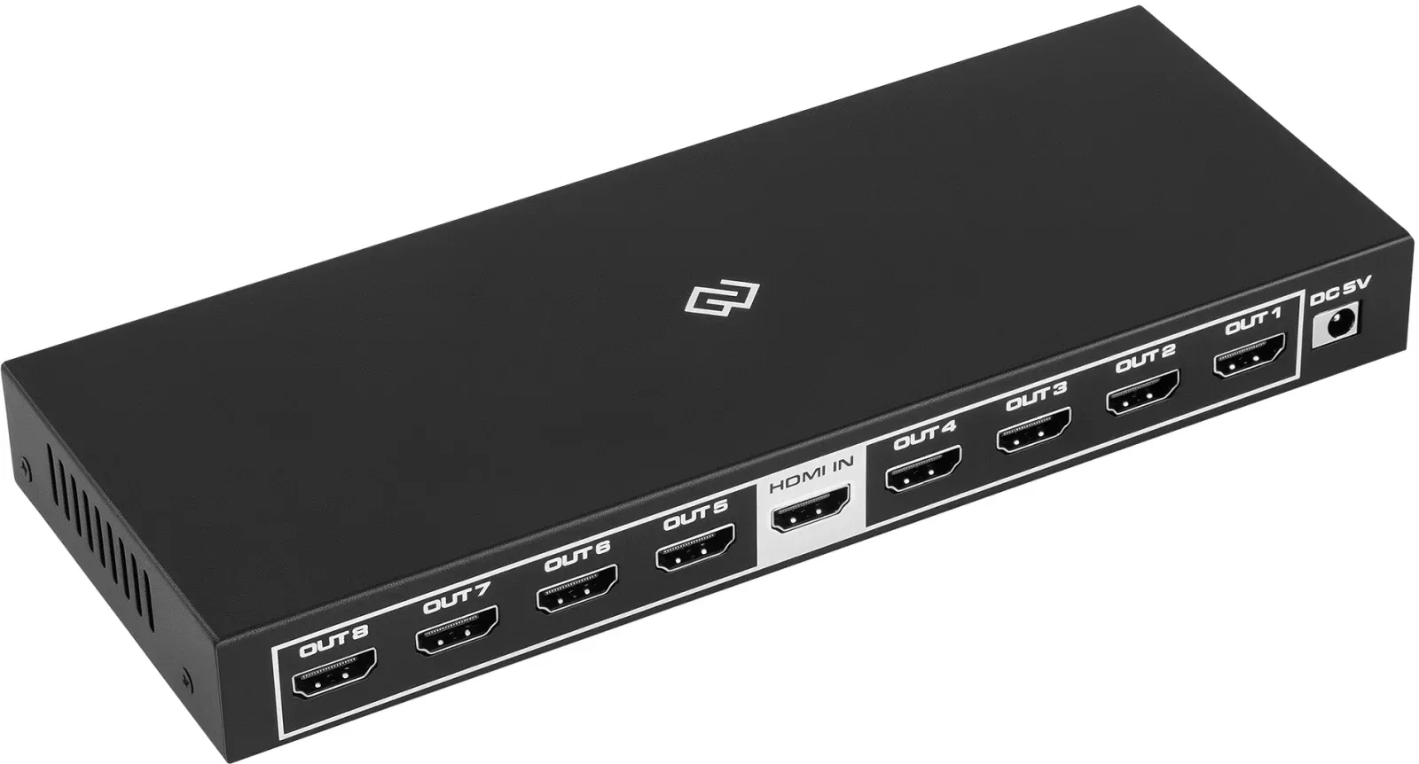 Сплиттер аудио-видео Digma DHSP-v2x8 HDMI f/8xHDMI f черный - фото 7