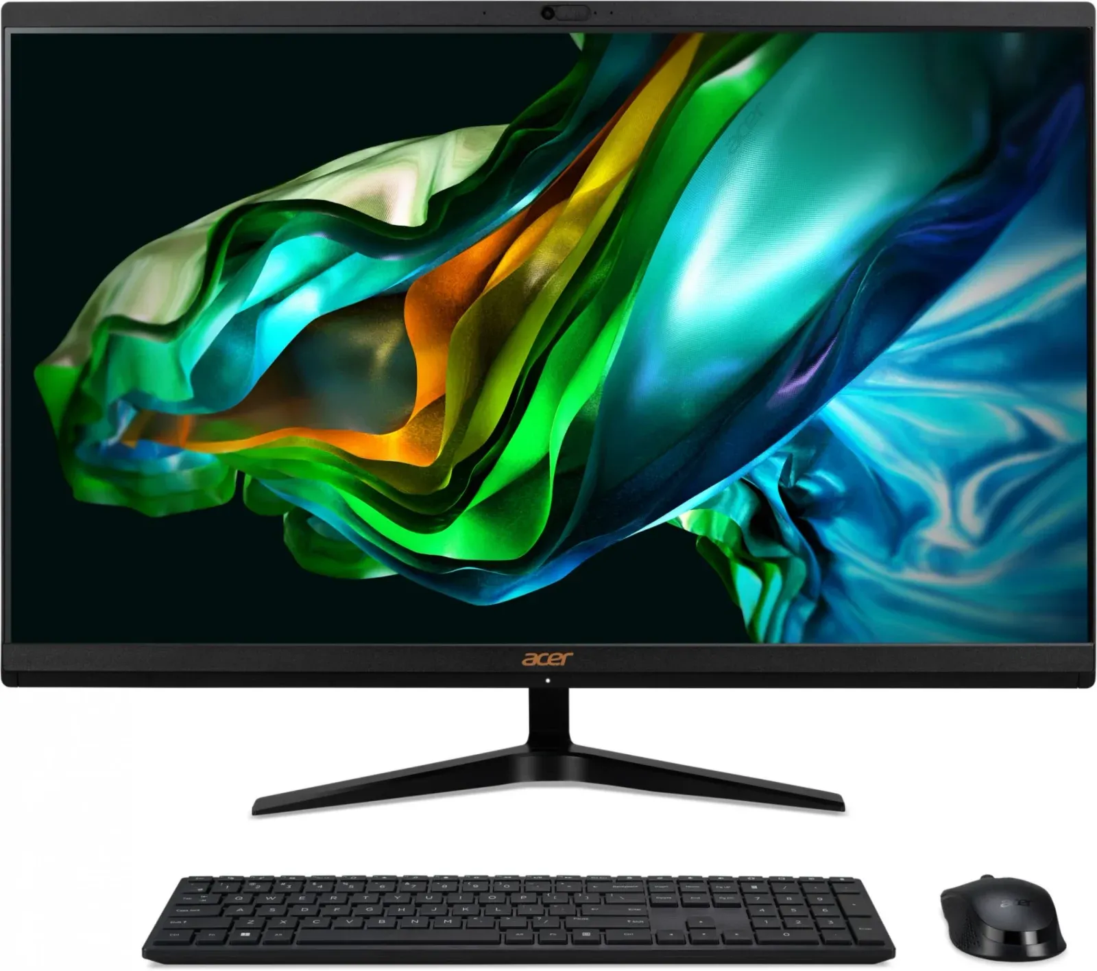 Моноблок Acer Aspire C27-1800 27 Full HD i3 1315U 1.2 8Gb SSD512Gb UHDG CR Windows 11 Home GbitEth WiFi BT 65W клавиатура мышь Cam черный 1920x1080 - фото 1