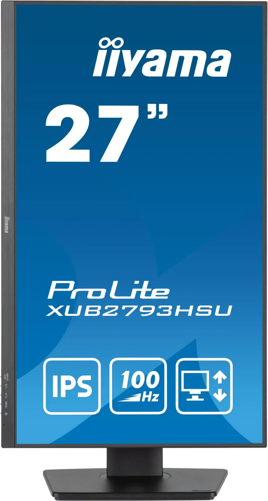 Монитор Iiyama 27 ProLite XUB2793HSU-B6 черный IPS LED 1ms 16:9 HDMI M/M матовая HAS Piv 250cd 178гр/178гр 1920x1080 100Hz DP FHD USB 5.4кг - фото 2