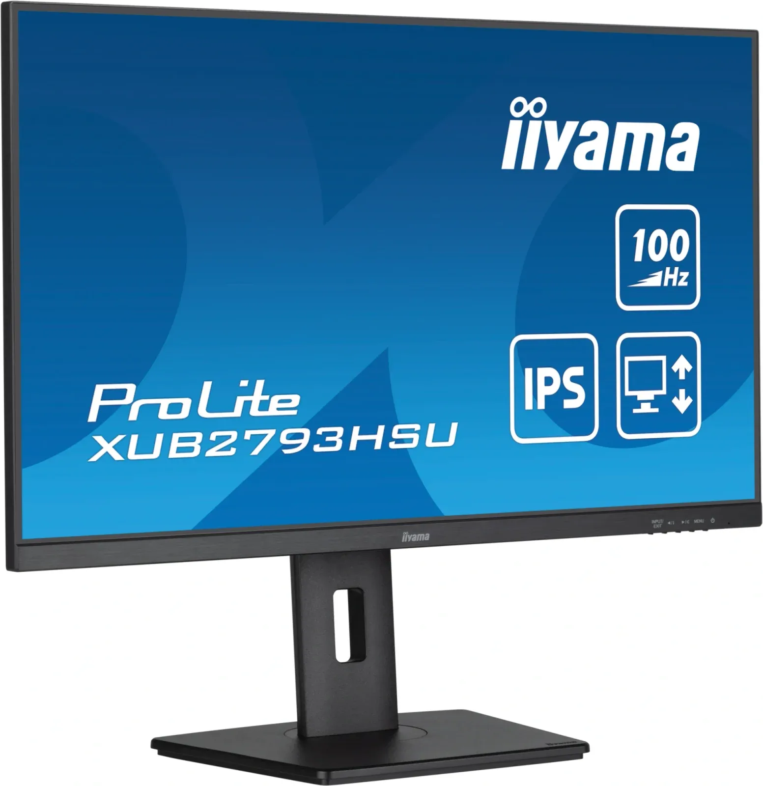 Монитор Iiyama 27 ProLite XUB2793HSU-B6 черный IPS LED 1ms 16:9 HDMI M/M матовая HAS Piv 250cd 178гр/178гр 1920x1080 100Hz DP FHD USB 5.4кг - фото 4