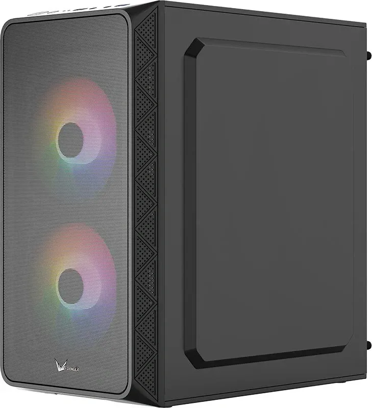 Корпус Formula Air Mesh G4 PLUS черный без БП mATX 1xUSB2.0 1xUSB3.1 audio - фото 2