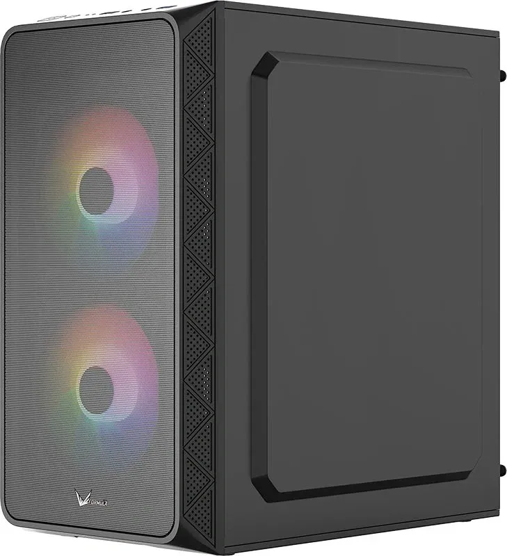 Корпус Formula Air Mesh G4 PLUS черный без БП mATX 1xUSB2.0 1xUSB3.1 audio - фото 4