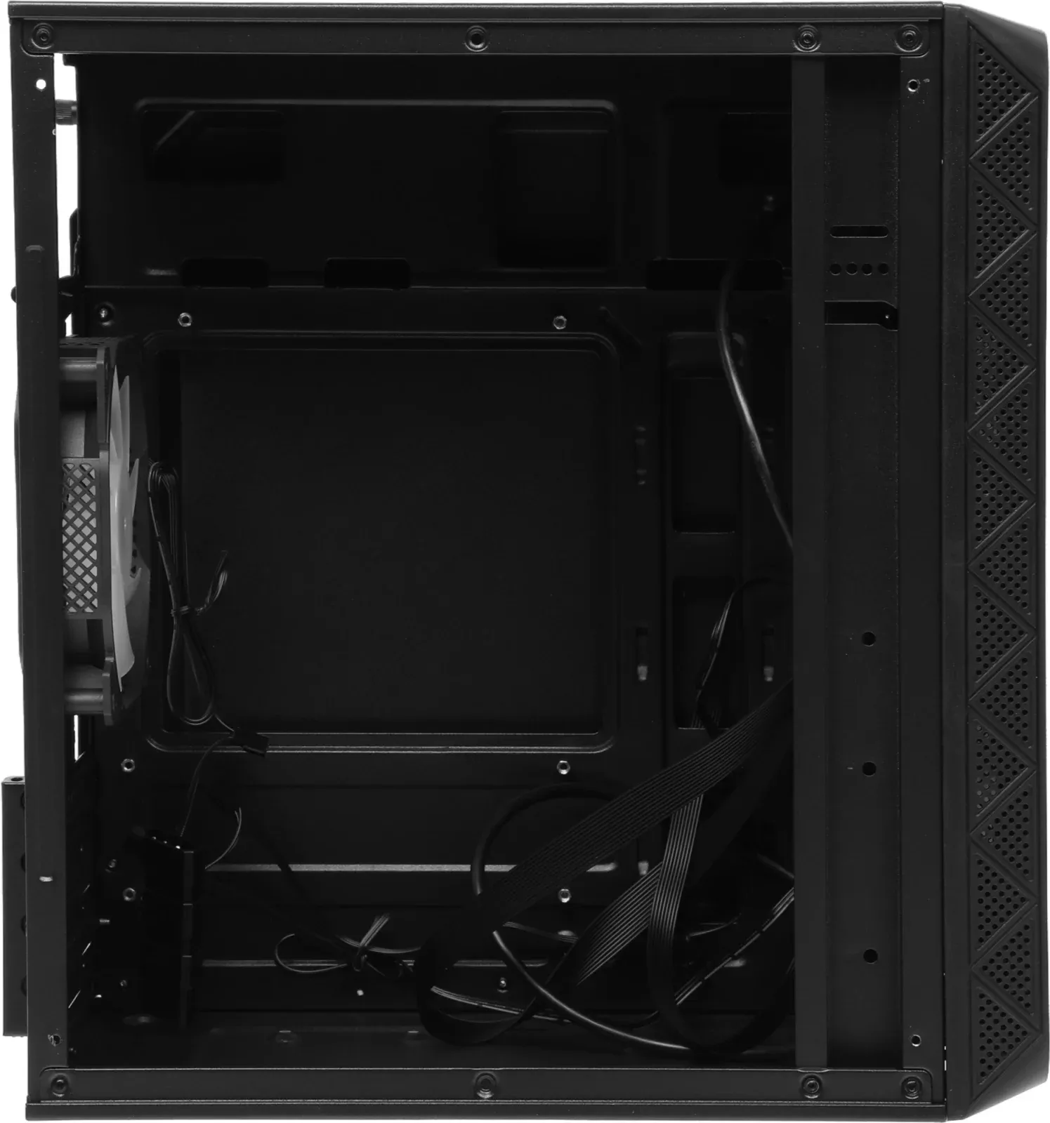 Корпус Formula Air Mesh G4 PLUS черный без БП mATX 1xUSB2.0 1xUSB3.1 audio - фото 8