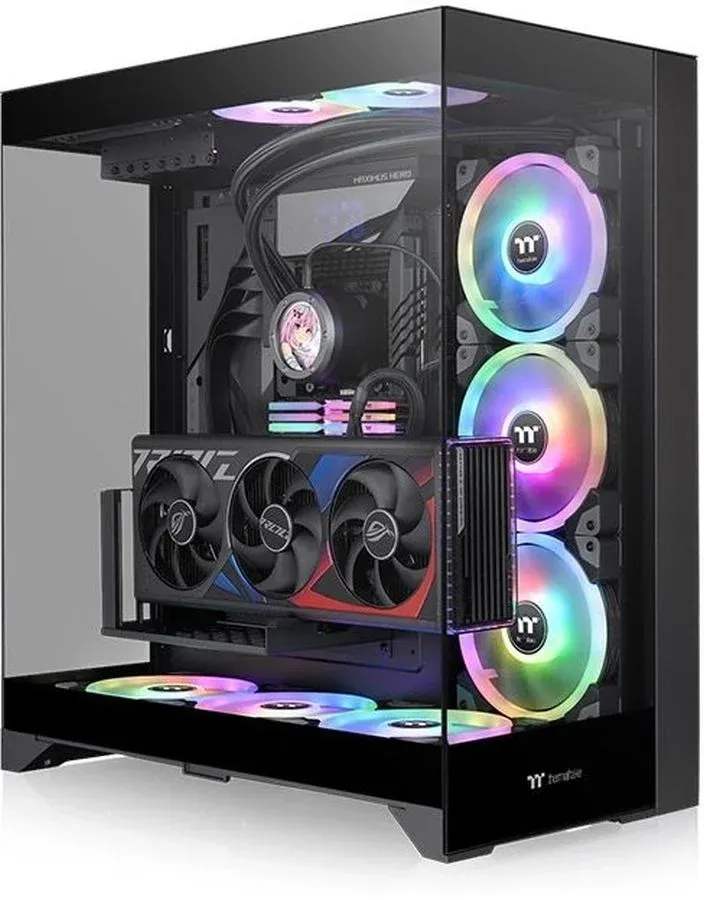 Корпус Thermaltake CTE E550 TG черный без БП ATX 8x120mm 6x140mm 2xUSB3.0 audio bott PSU - фото 6