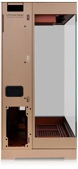 Корпус Thermaltake CTE E550 TG Gravel Sand коричневый без БП ATX 8x120mm 6x140mm 2xUSB3.0 audio bott PSU - фото 3