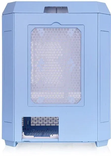 Корпус Thermaltake The Tower 600 Hydrangea голубой без БП ATX 13x120mm 9x140mm 4xUSB3.0 audio bott PSU - фото 4