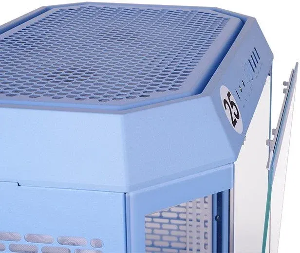 Корпус Thermaltake The Tower 600 Hydrangea голубой без БП ATX 13x120mm 9x140mm 4xUSB3.0 audio bott PSU - фото 6