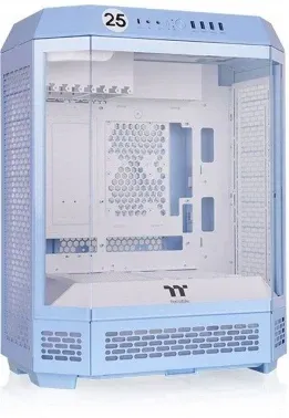 Корпус Thermaltake The Tower 600 Hydrangea голубой без БП ATX 13x120mm 9x140mm 4xUSB3.0 audio bott PSU - фото 7