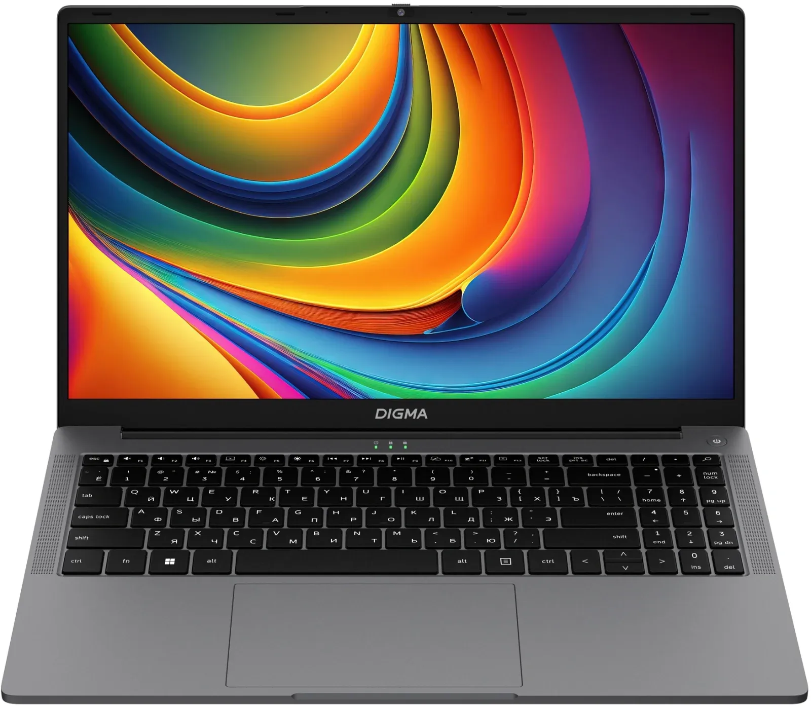 Ноутбук Digma EVE i5980 Core M3 8100Y 16Gb SSD512Gb Intel UHD Graphics 615 15.6 IPS FHD 1920x1080 Windows 11 Pro grey WiFi BT Cam 5000mAh DN15CM-ADXW01 - фото 1