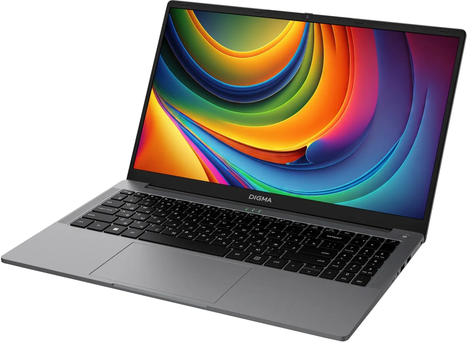 Ноутбук Digma EVE i5980 Core M3 8100Y 16Gb SSD512Gb Intel UHD Graphics 615 15.6 IPS FHD 1920x1080 Windows 11 Pro grey WiFi BT Cam 5000mAh DN15CM-ADXW01 - фото 4