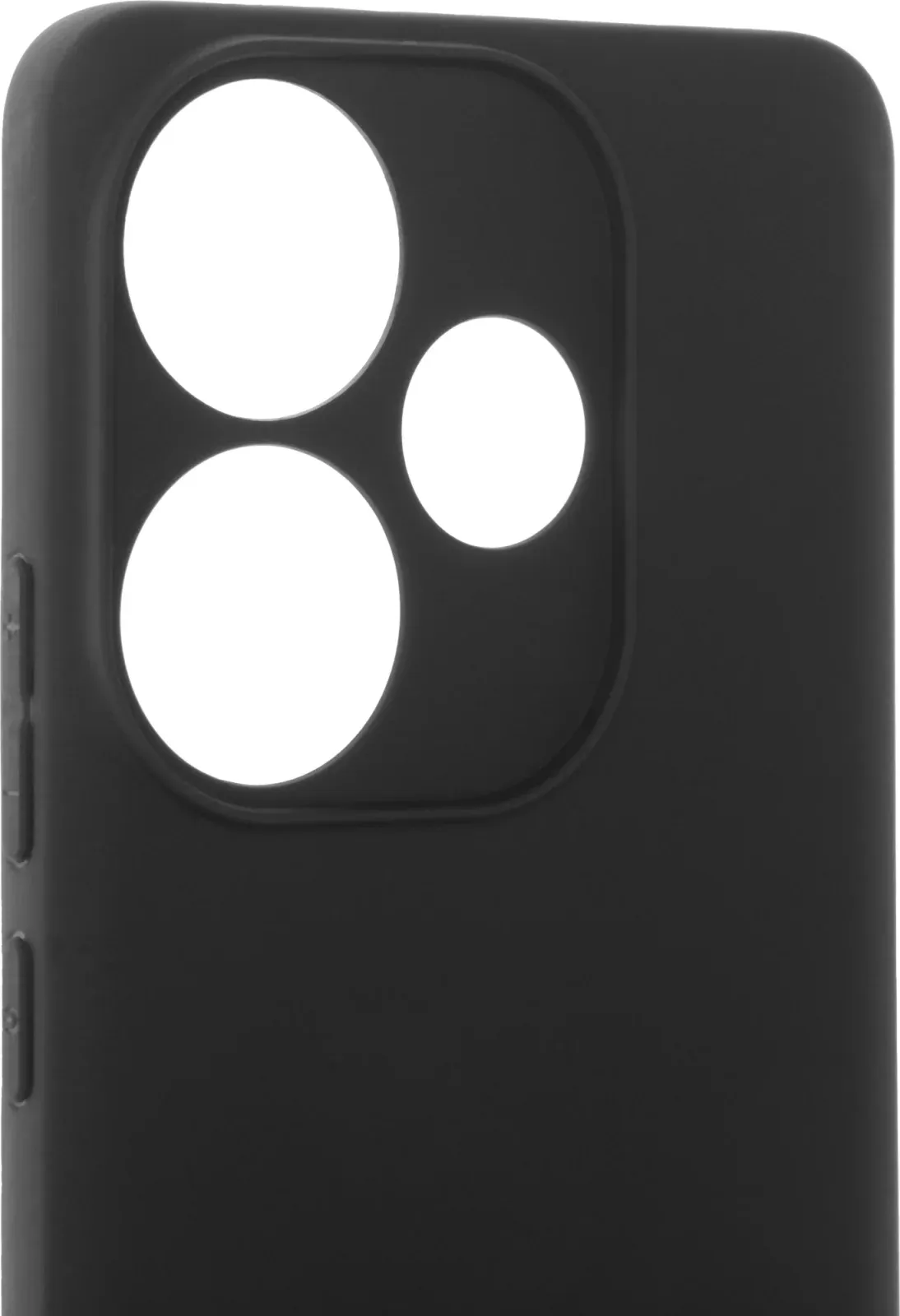 Чехол клип-кейс BoraSCO для Xiaomi Poco F6 Silicone Case черный 73393 - фото 5
