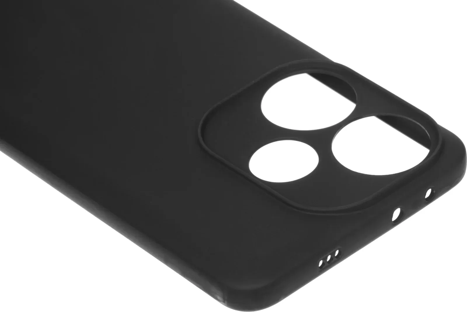 Чехол клип-кейс BoraSCO для Xiaomi Poco F6 Silicone Case черный 73393 - фото 6