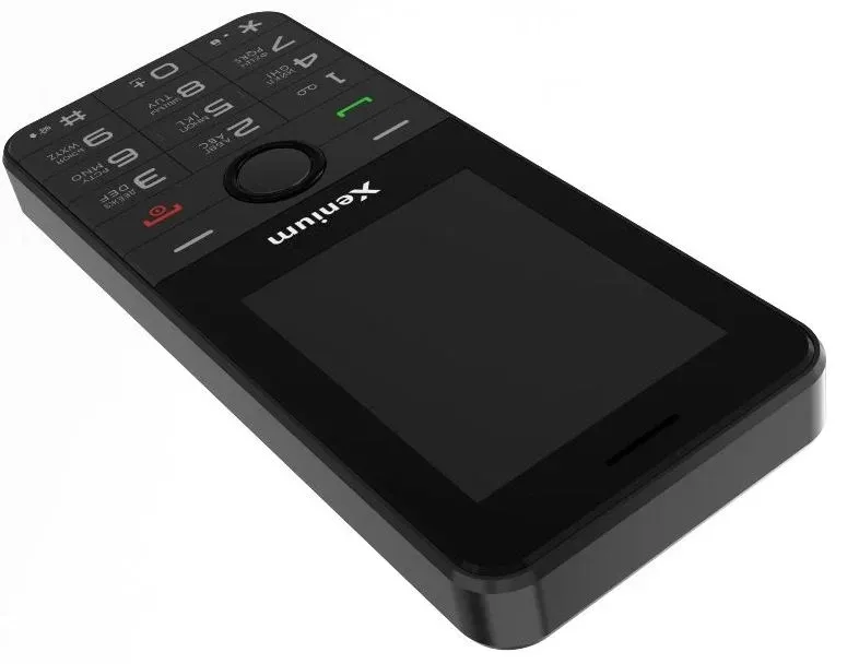 Мобильный телефон XENIUM X240 черный моноблок 2Sim 2.4 240x320 Nucleus 0.3Mpix GSM900/1800 MP3 FM microSD max32Gb - фото 2