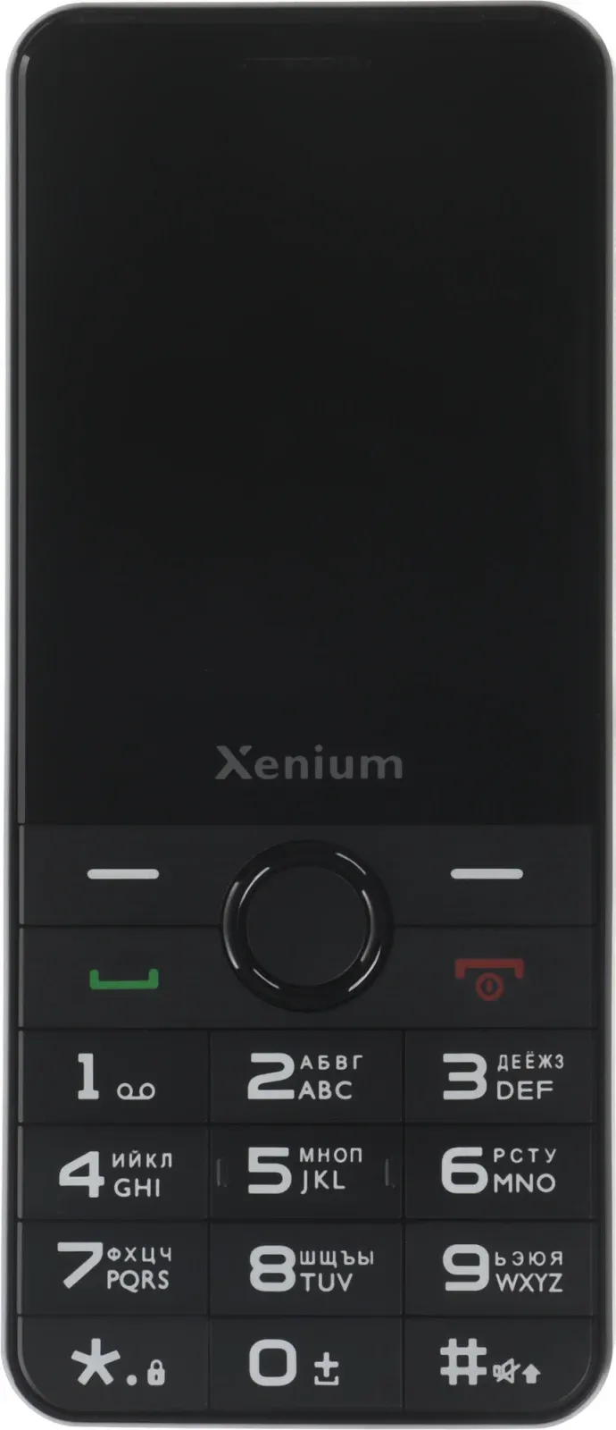 Мобильный телефон XENIUM X240 черный моноблок 2Sim 2.4 240x320 Nucleus 0.3Mpix GSM900/1800 MP3 FM microSD max32Gb - фото 4