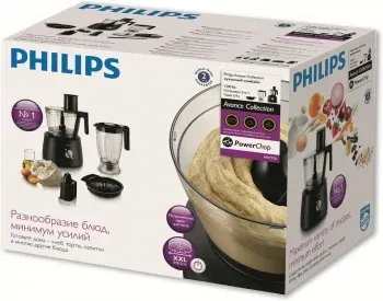 Кухонный комбайн Philips HR7776/90 1300Вт черный - фото 8