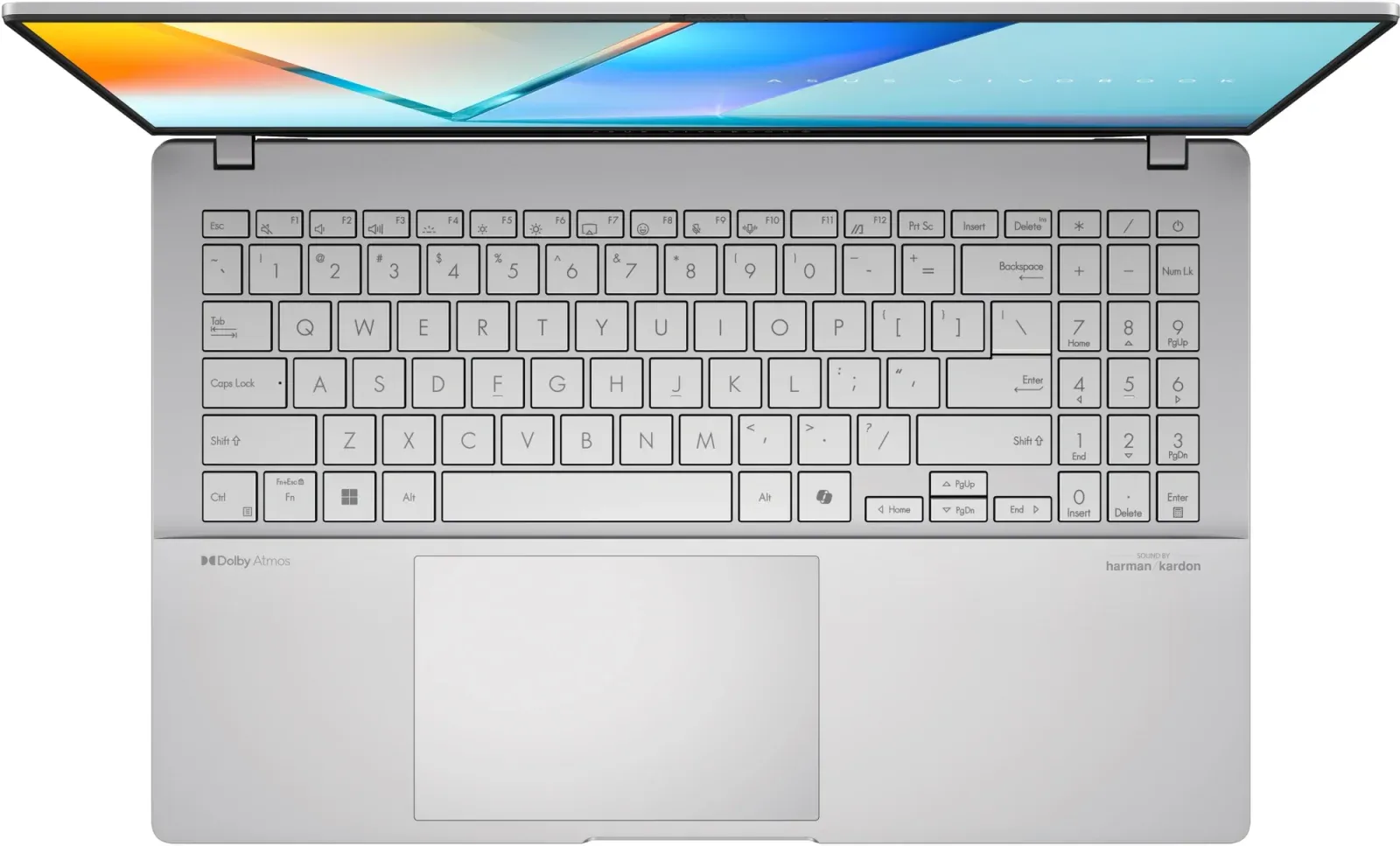 Ноутбук Asus Vivobook S 15 OLED S5507QA-MA052W Snapdragon X Elite X1E-78-100 32Gb SSD1Tb Qualcomm Adreno 15.6 OLED 3K 2880x1620 Windows 11 Home silver WiFi BT Cam 90NB14Q2-M00630 - фото 7