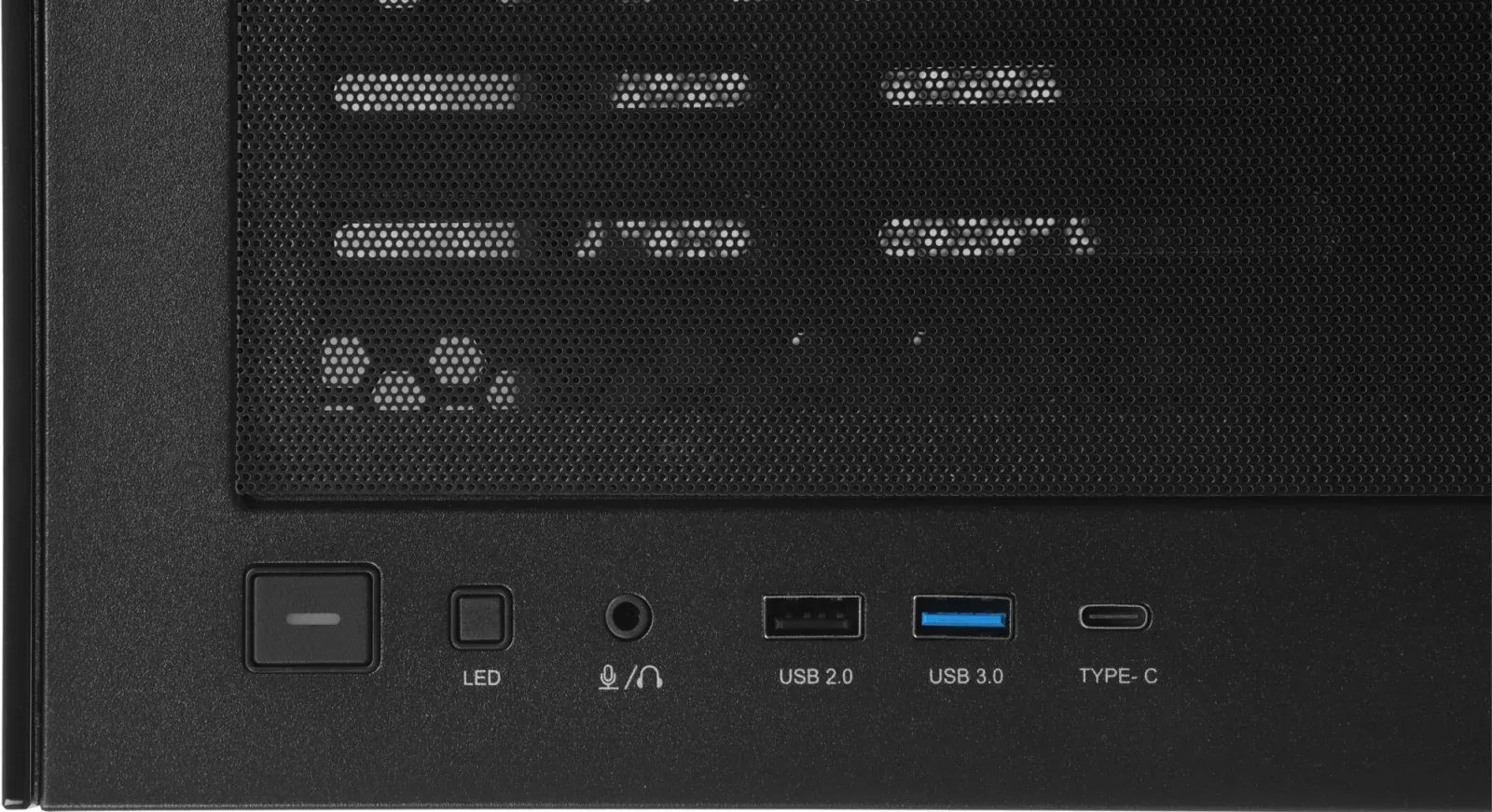 Корпус Azza COVE черный без БП ATX 6x120mm 2x140mm 1xUSB2.0 1xUSB3.0 audio bott PSU - фото 8