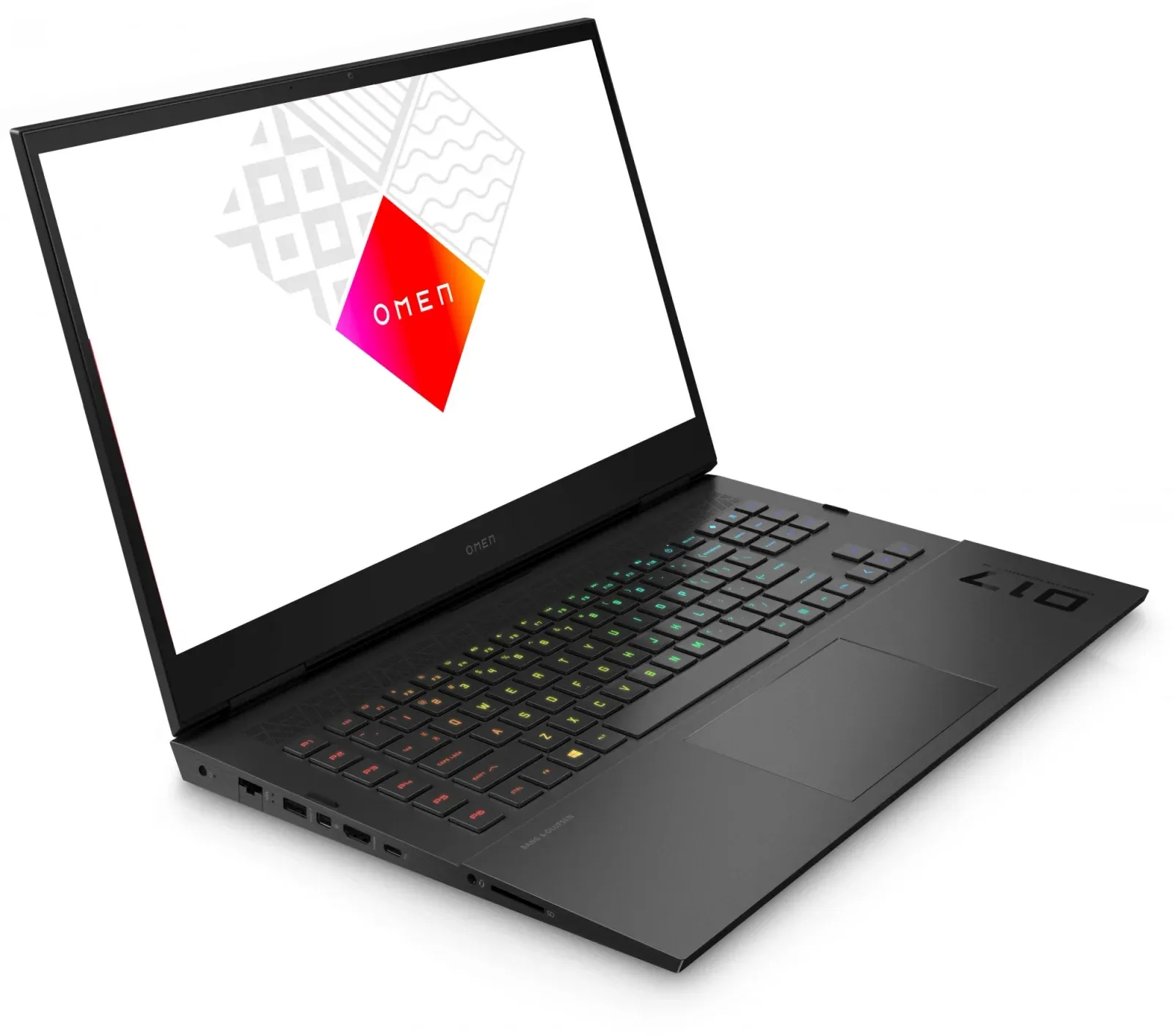 Ноутбук HP Omen 17-cm2006ci Core i7 13700HX 16Gb SSD1Tb NVIDIA GeForce RTX4070 8Gb 17.3 IPS QHD 2560x1440 FreeDOS black WiFi BT Cam A1AB9EA - фото 3