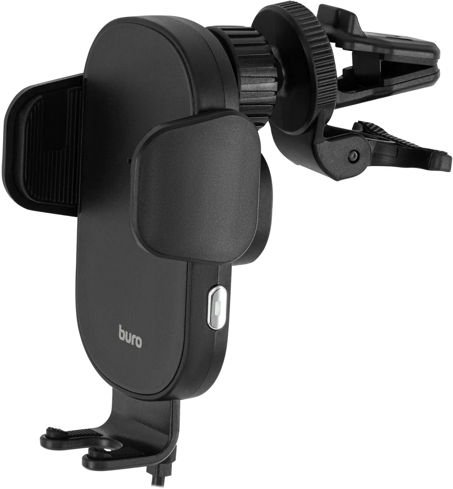 Автомобильное зар./устр. Buro BUQC15 15W 2.5A QI USB-C универсальное черный BUQ15AC00BK - фото 2