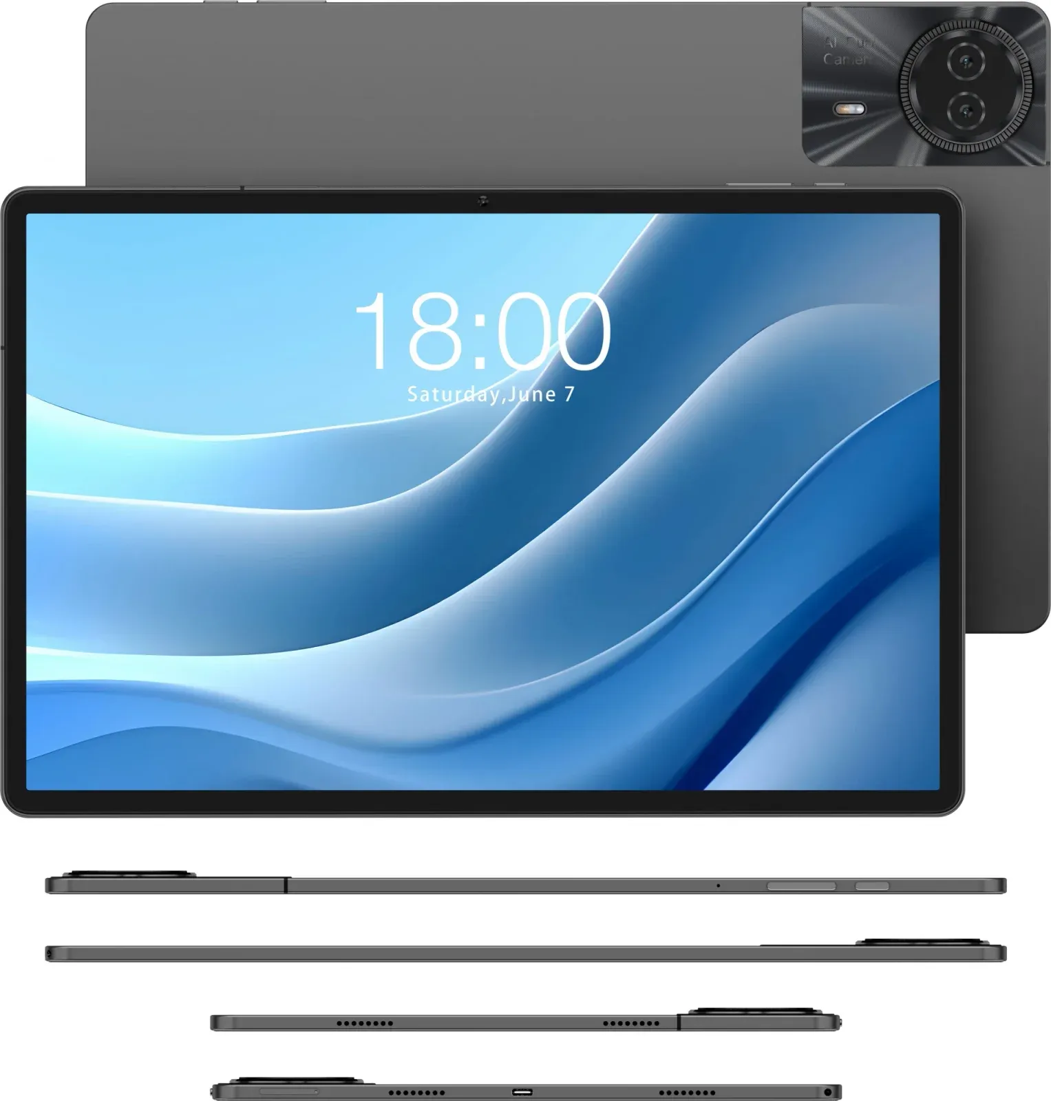 Планшет Teclast T50 Max G99 2.2 8C RAM8Gb ROM256Gb 11 IPS 1920x1200 4G Android 14 серебристый 13Mpix 8Mpix BT WiFi microSD 1Tb 8000mAh - фото 2
