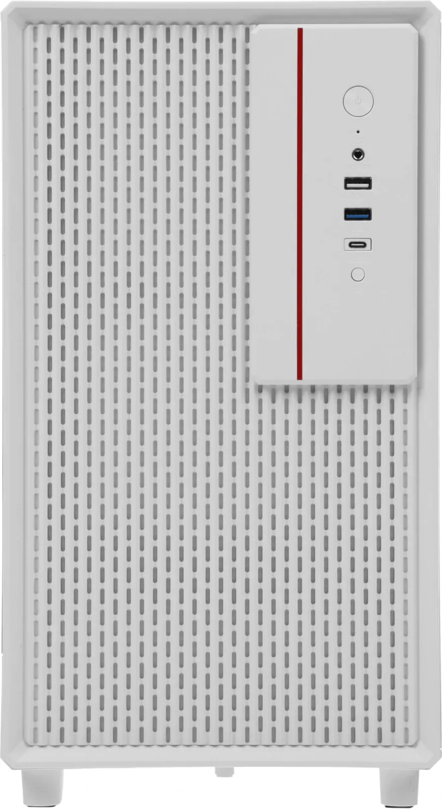 Корпус Accord M3301 белый без БП mATX 6x120mm 2x140mm 1xUSB2.0 1xUSB3.0 audio bott PSU - фото 2
