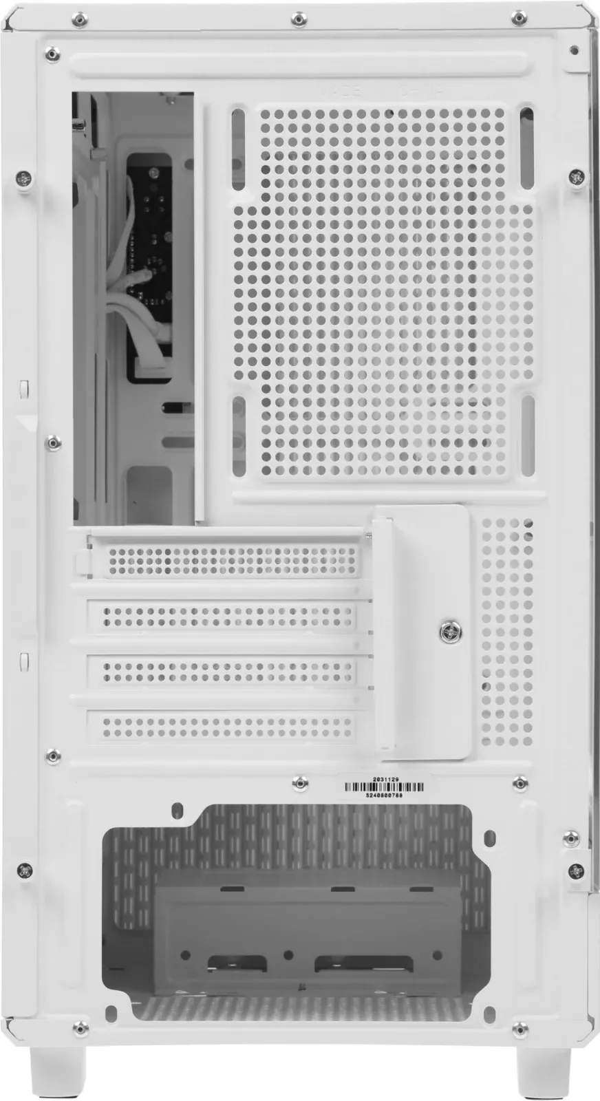 Корпус Accord M3301 белый без БП mATX 6x120mm 2x140mm 1xUSB2.0 1xUSB3.0 audio bott PSU - фото 3
