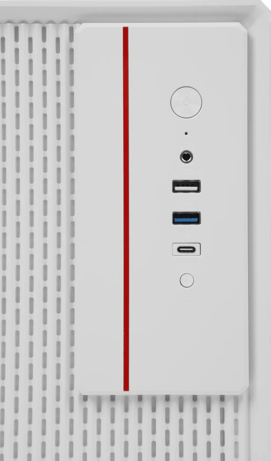 Корпус Accord M3301 белый без БП mATX 6x120mm 2x140mm 1xUSB2.0 1xUSB3.0 audio bott PSU - фото 6