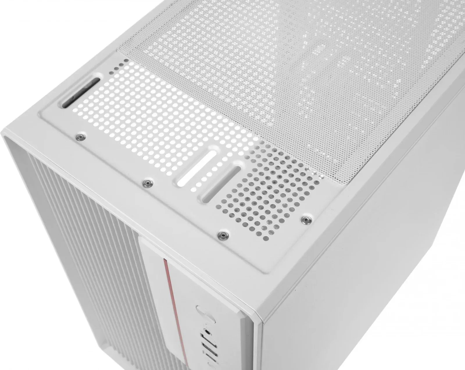 Корпус Accord M3301 белый без БП mATX 6x120mm 2x140mm 1xUSB2.0 1xUSB3.0 audio bott PSU - фото 7