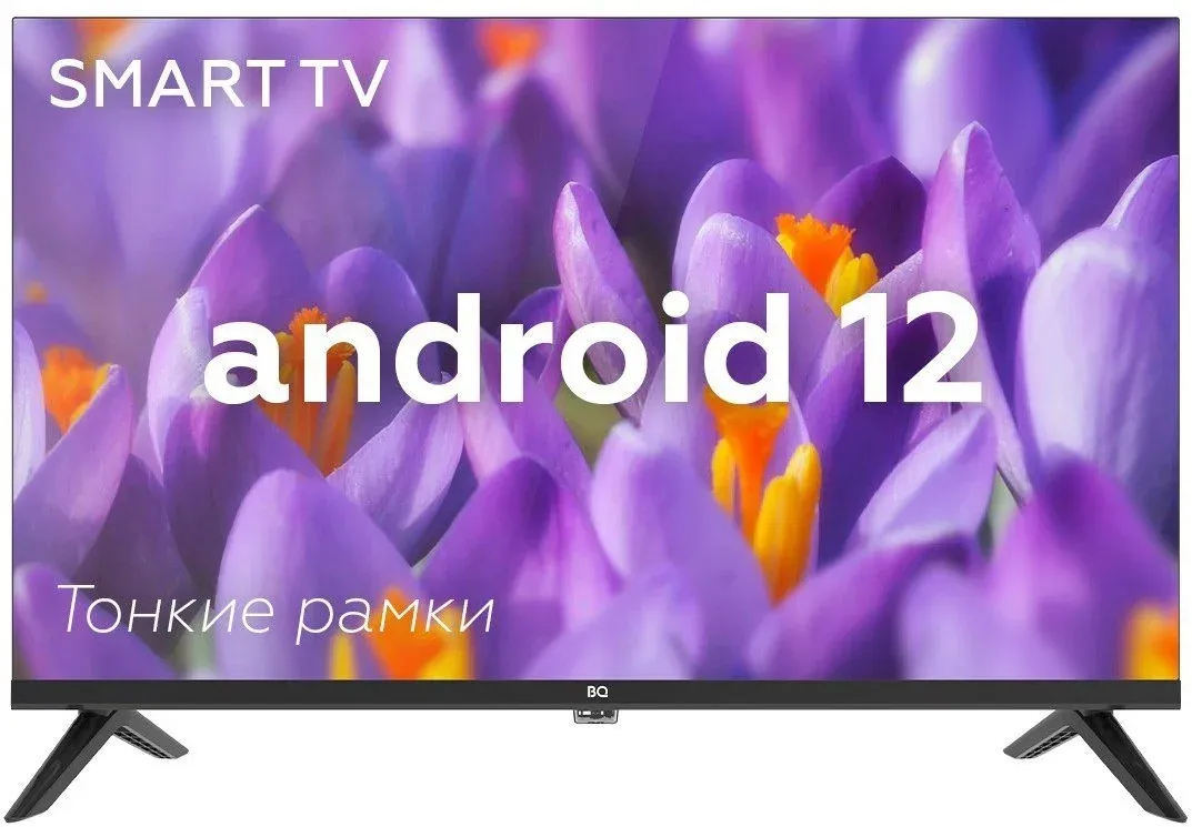 Телевизор LED BQ 24 24FS32B Frameless черный HD 60Hz DVB-T DVB-T2 DVB-C 3D USB WiFi Smart TV RUS - фото 1
