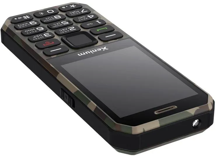 Мобильный телефон XENIUM X300 зеленый моноблок 2Sim 2.8 240x320 Nucleus 0.3Mpix GSM900/1800 MP3 FM microSD max32Gb - фото 2