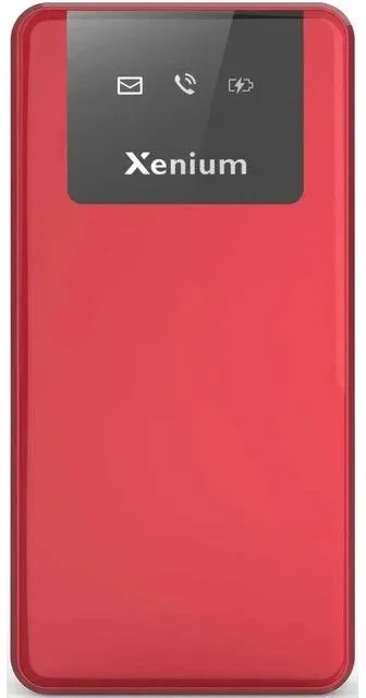 Мобильный телефон Xenium X600 красный раскладной 2Sim 2.4 240x320 Nucleus 0.3Mpix GSM900/1800 MP3 FM microSD max32Gb - фото 3