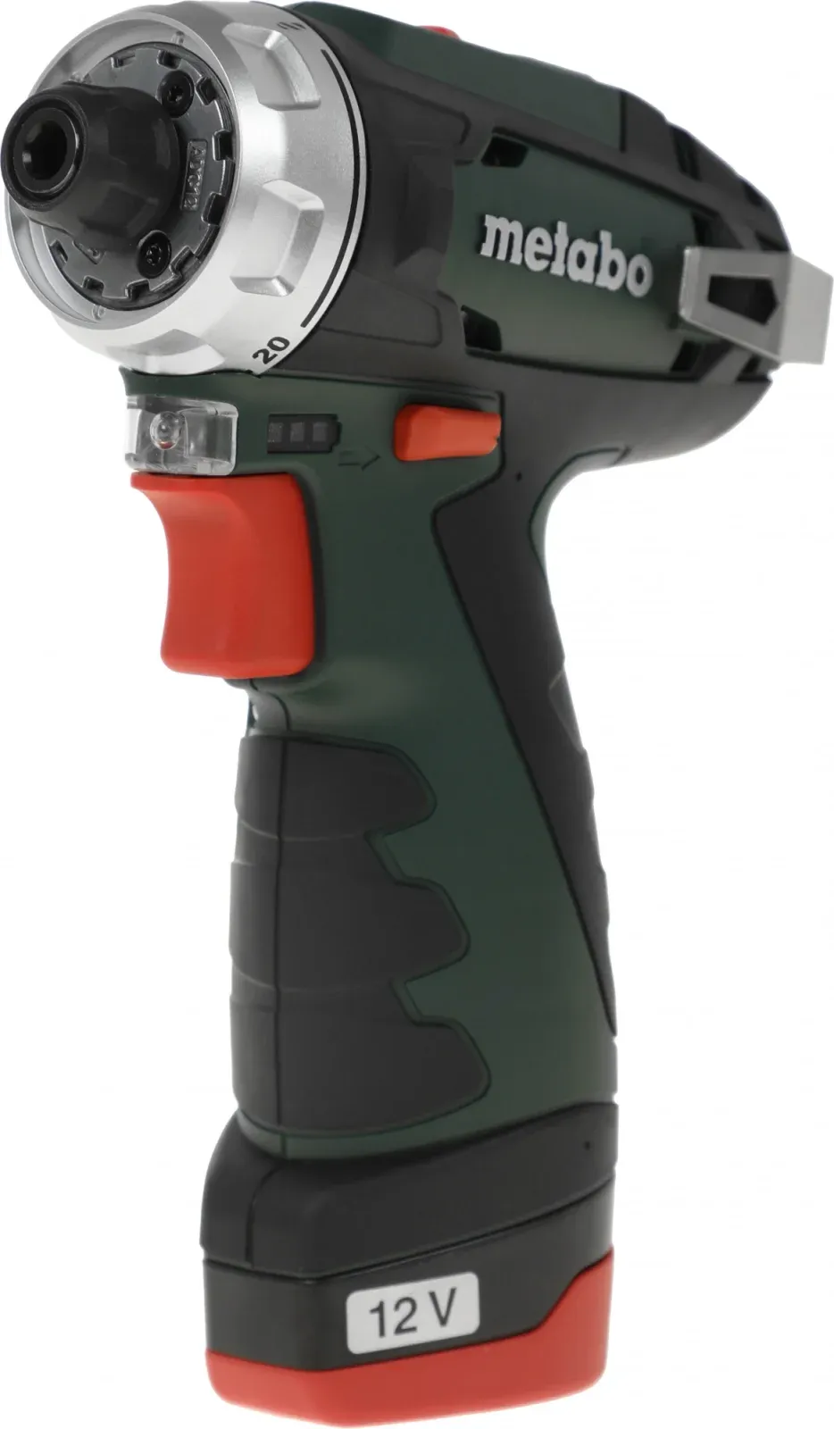 Дрель-шуруповерт Metabo Powermaxx BS Basic Set с набором оснастки аккум. патрон:быстрозажимной кейс в комплекте 600080880 - фото 3
