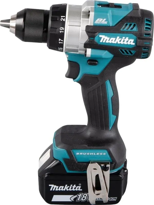 Дрель-шуруповерт Makita DDF486RT 18Вт аккум. патрон:быстрозажимной кейс в комплекте - фото 2