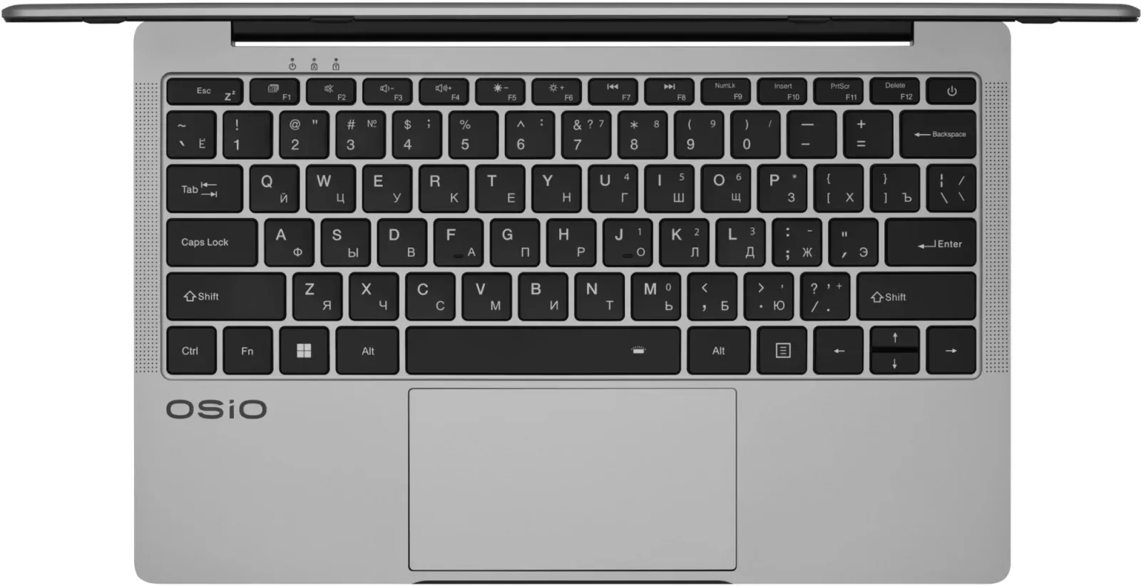 Ноутбук Osio FocusLine F140i-008 Core i5 1235U 16Gb SSD512Gb Intel Iris Xe graphics 14 IPS FHD 1920x1080 без ОС grey WiFi BT Cam 6000mAh - фото 2