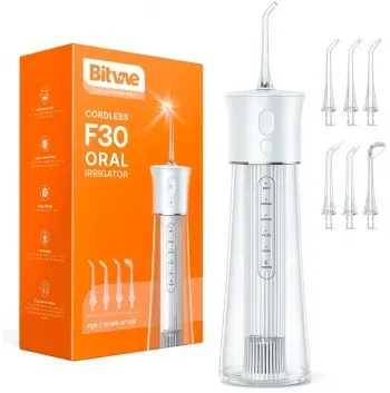 Ирригатор Bitvae Professional Care F30 импульсн. 6насад. белый - фото 4