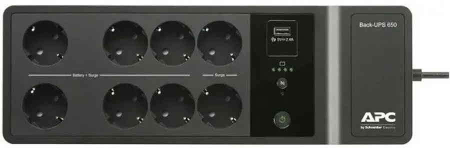 Источник бесперебойного питания APC Back-UPS BE650G2-GR 400Вт 650ВА черный - фото 3