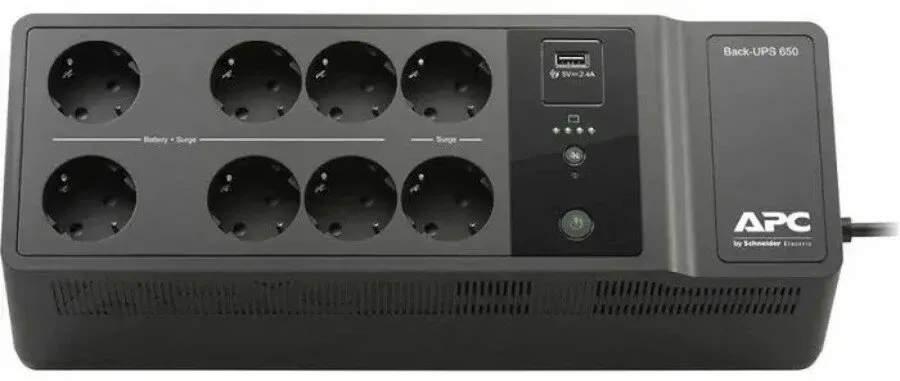 Источник бесперебойного питания APC Back-UPS BE650G2-GR 400Вт 650ВА черный - фото 4