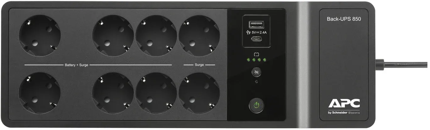 Источник бесперебойного питания APC Back-UPS BE850G2-GR 520Вт 850ВА черный - фото 4
