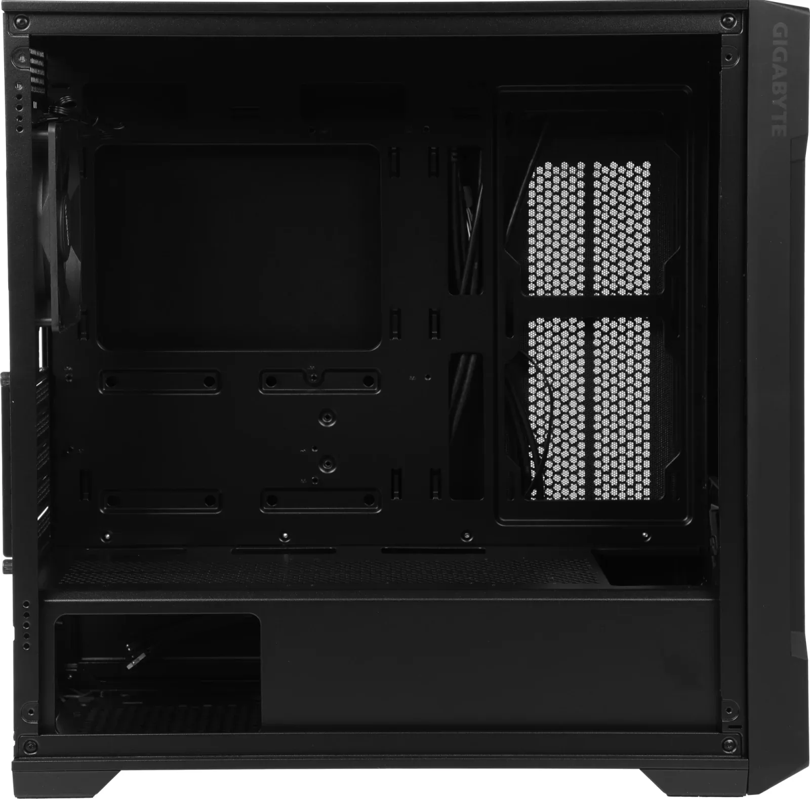 Корпус Gigabyte GB-C102G черный без БП mATX 7x120mm 4x140mm 2xUSB3.0 audio bott PSU - фото 7