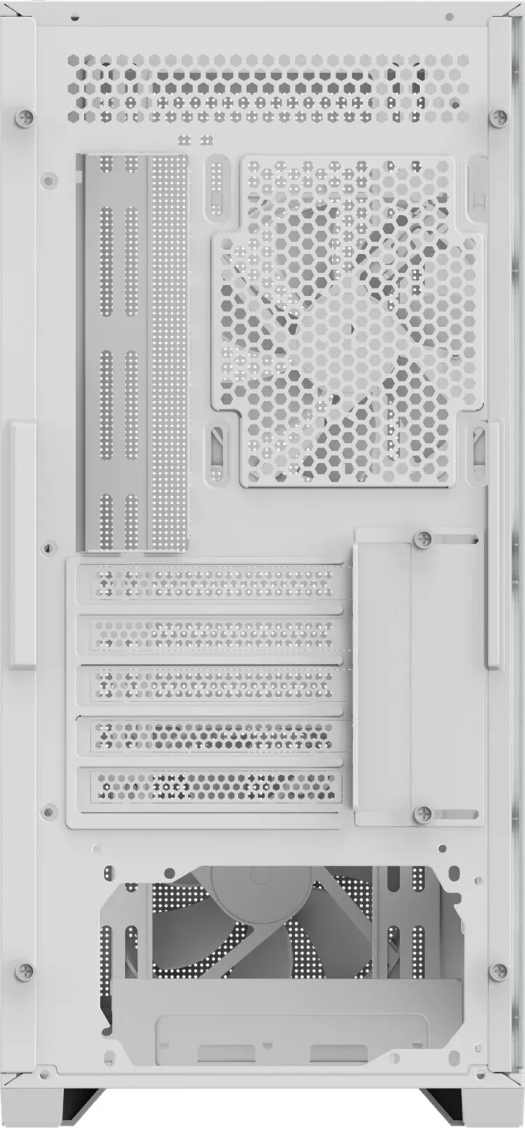 Корпус Gigabyte GB-C102GI белый без БП mATX 7x120mm 4x140mm 2xUSB3.0 audio bott PSU - фото 4
