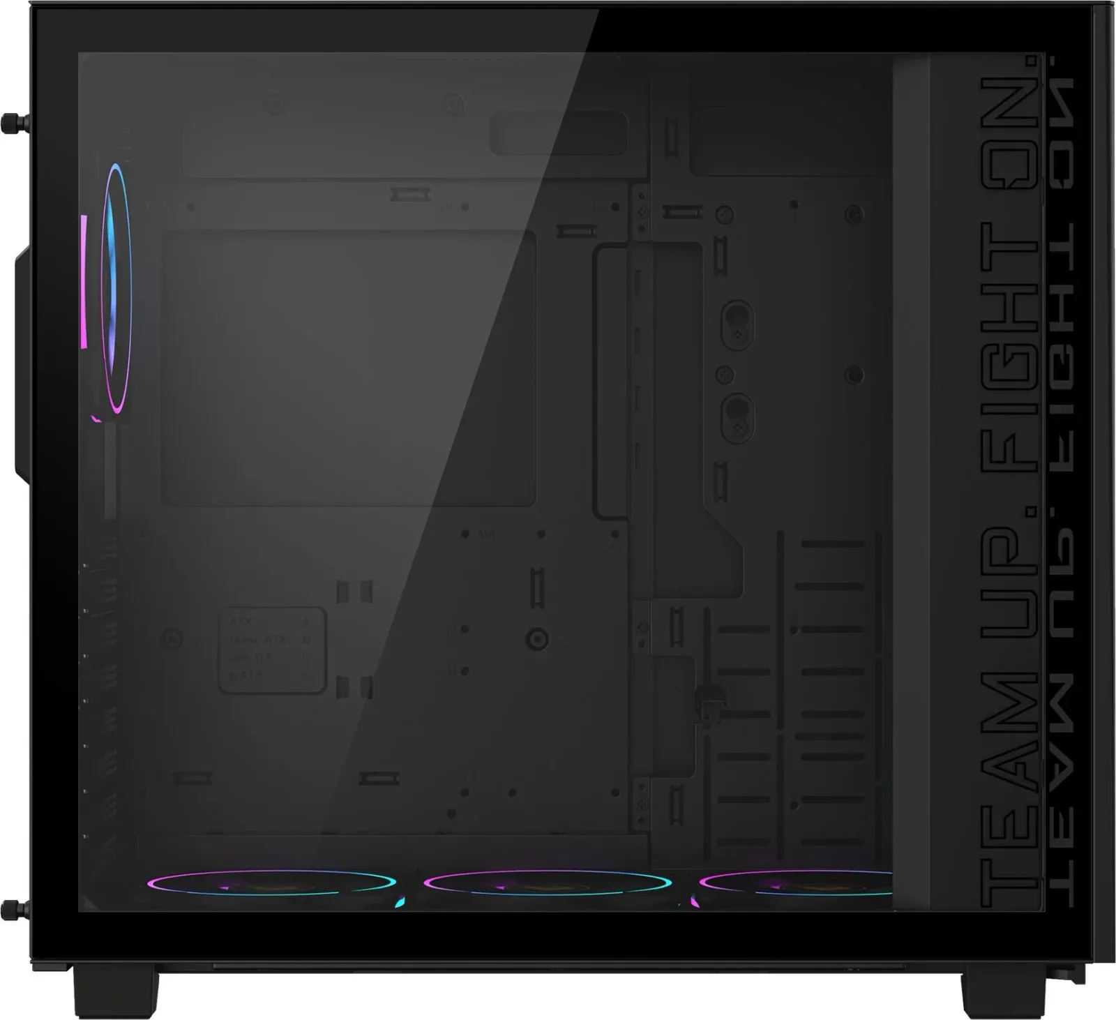 Корпус Gigabyte GB-AC400G черный без БП ATX 5x120mm 2x140mm 2xUSB3.0 audio bott PSU - фото 2