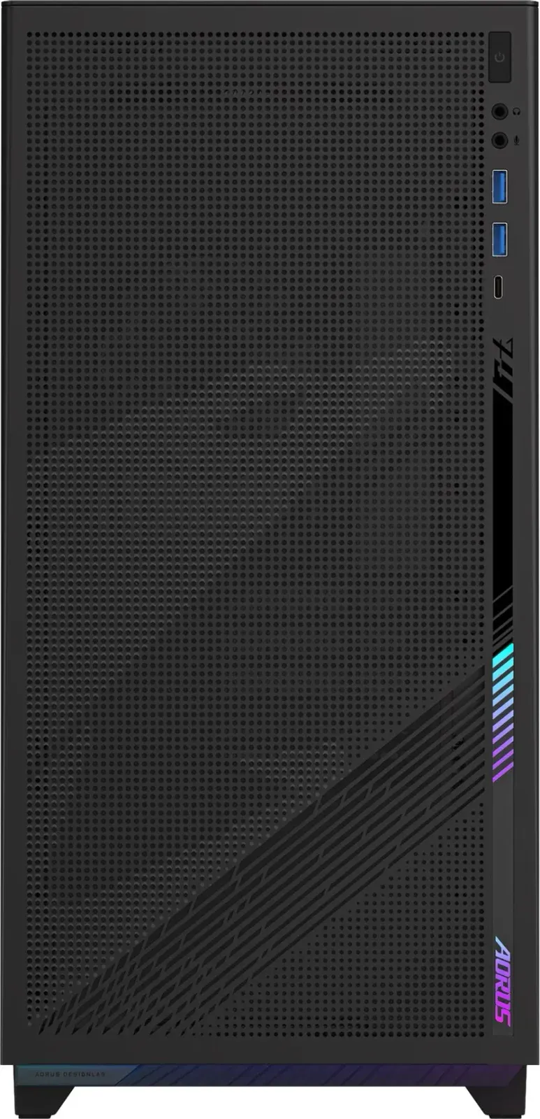 Корпус Gigabyte GB-AC400G черный без БП ATX 5x120mm 2x140mm 2xUSB3.0 audio bott PSU - фото 5