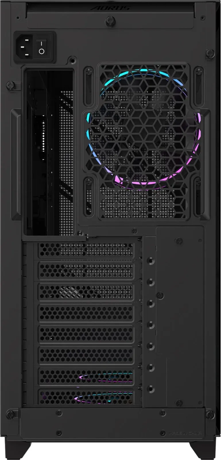 Корпус Gigabyte GB-AC400G черный без БП ATX 5x120mm 2x140mm 2xUSB3.0 audio bott PSU - фото 7