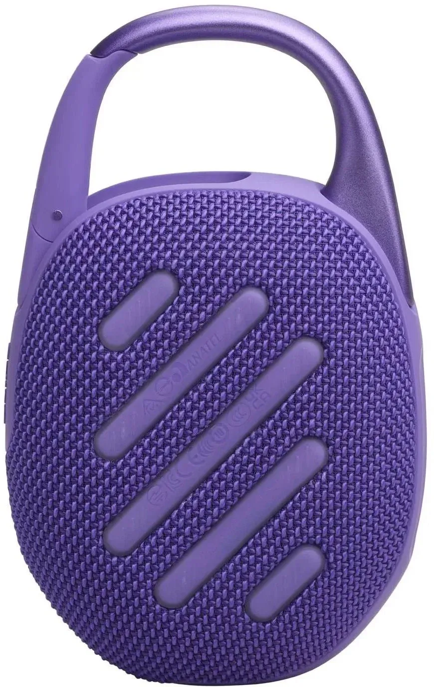 Колонка порт. JBL Clip 5 пурпурный 7W Mono BT 10м 1400mAh - фото 3