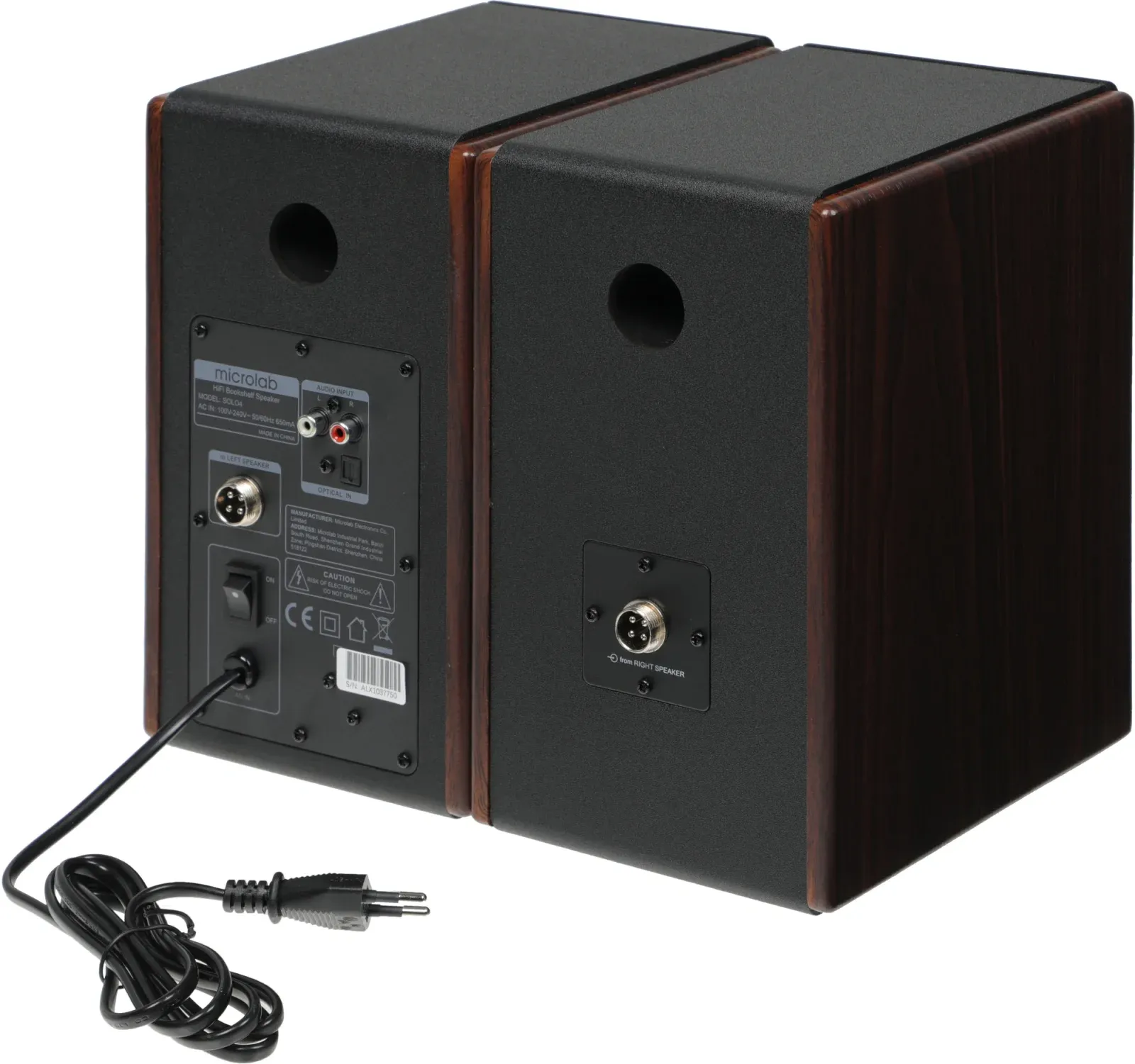Колонки Microlab Solo 4 2.0 коричневый 60Вт BT - фото 7