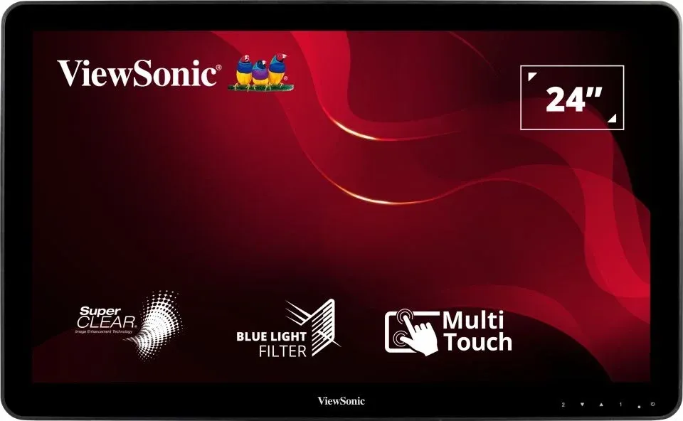 Монитор ViewSonic 23.6 TD2430 черный VA LED 16:9 HDMI M/M матовая 200cd 178гр/178гр 1920x1080 75Hz VGA DP FHD USB Touch 5.51кг - фото 8